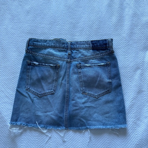 Mini denim skirt - Picture 3 of 4